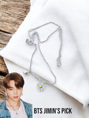 BTS JIMIN'S SILVER NECKLACE